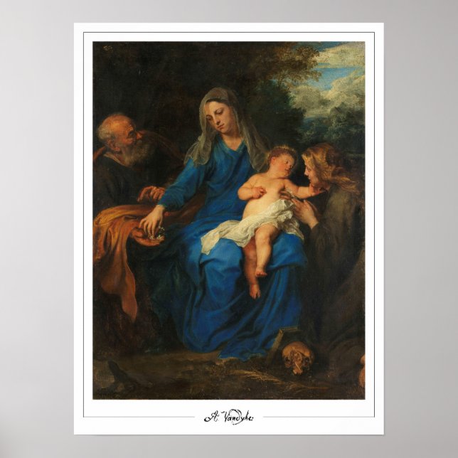 Anthony van Dyck Zedign Art Poster #116 (Framsidan)