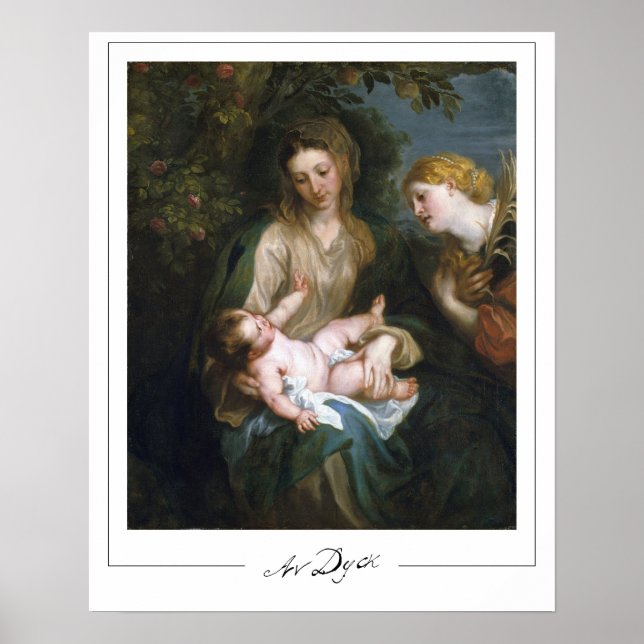 Anthony van Dyck Zedign Art Poster #211 (Framsidan)