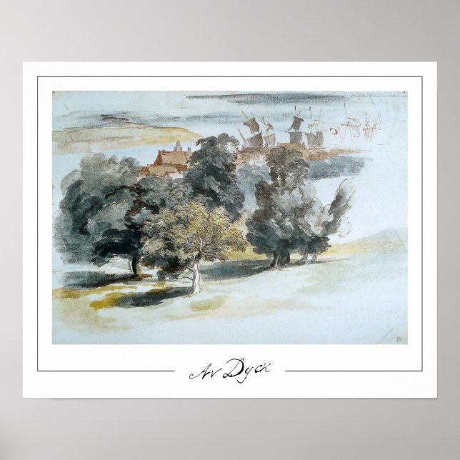 Anthony van Dyck Zedign Art Poster #230 (Framsidan)