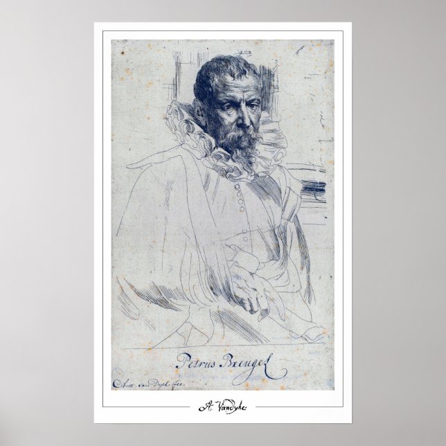 Anthony van Dyck Zedign Art Poster #52 (Framsidan)