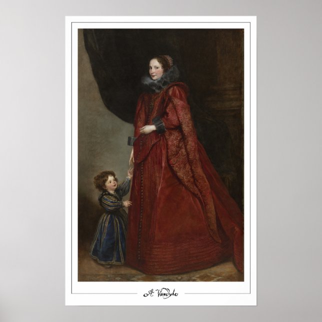 Anthony van Dyck Zedign Art Poster #589 (Framsidan)