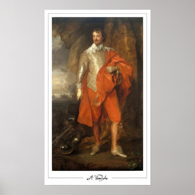Anthony van Dyck Zedign Art Poster #596 (Framsidan)