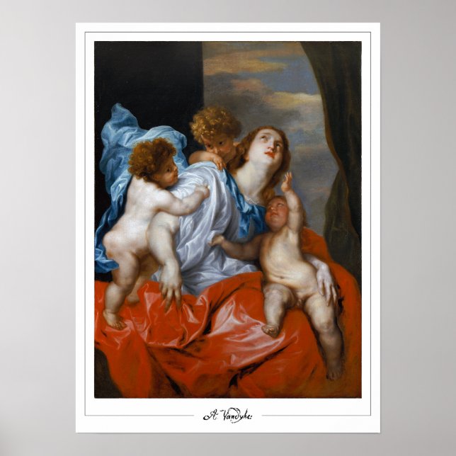 Anthony van Dyck Zedign Art Poster #603 (Framsidan)