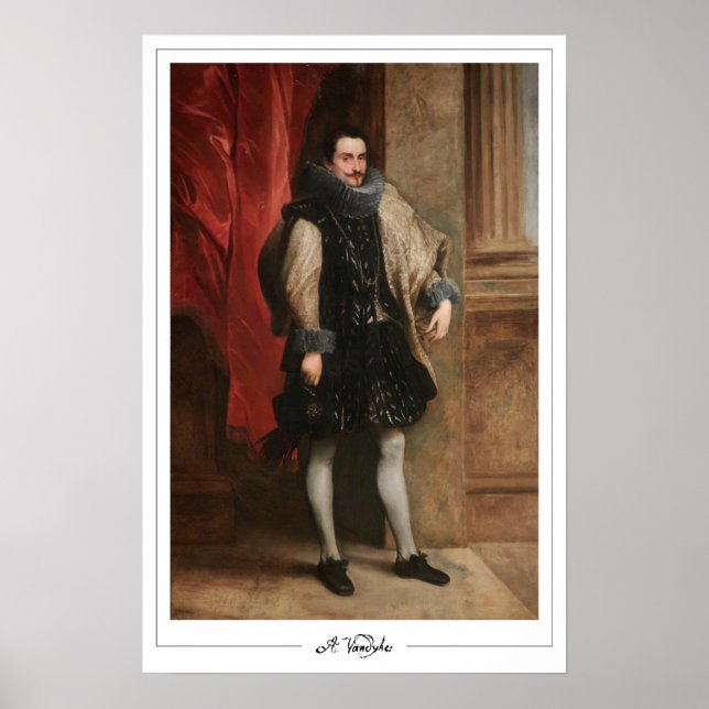Anthony van Dyck Zedign Art Poster #667 (Framsidan)
