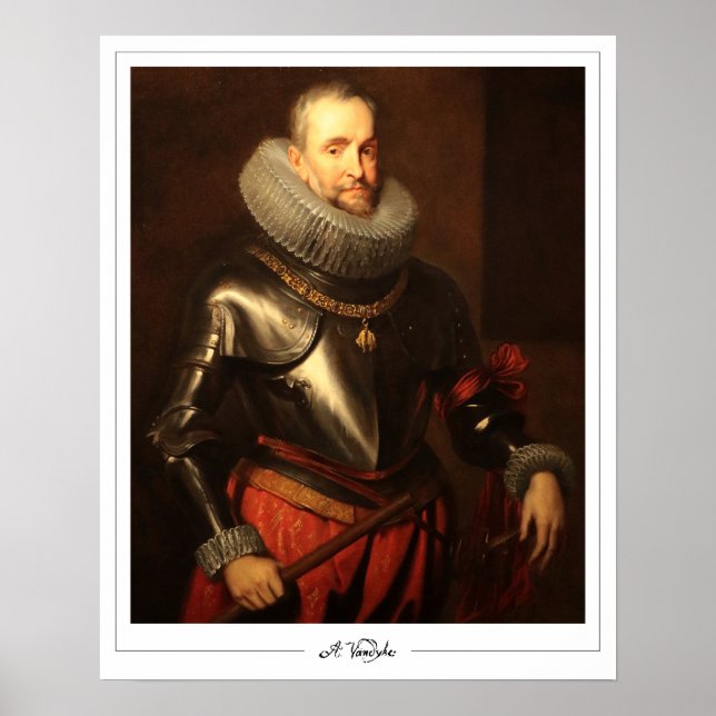 Anthony van Dyck Zedign Art Poster #835 (Framsidan)