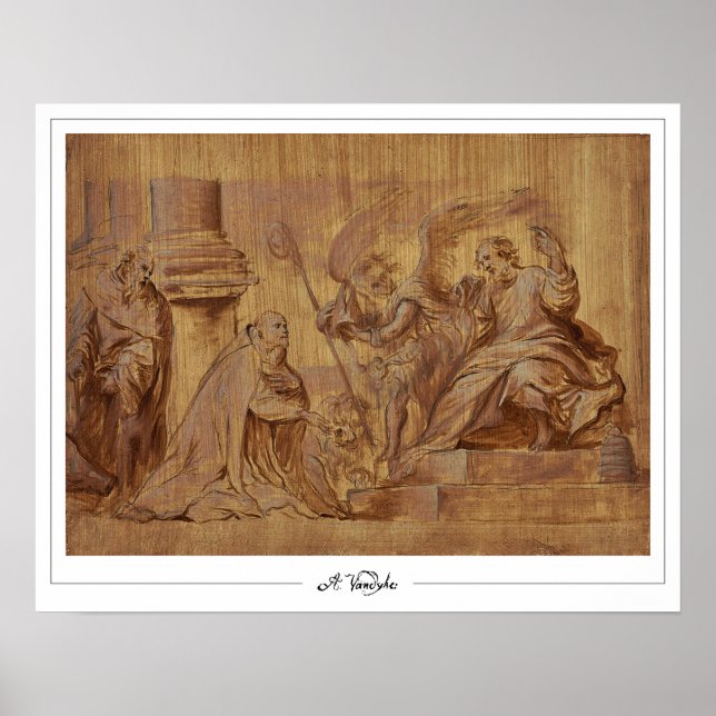 Anthony van Dyck Zedign Art Poster #889 (Framsidan)