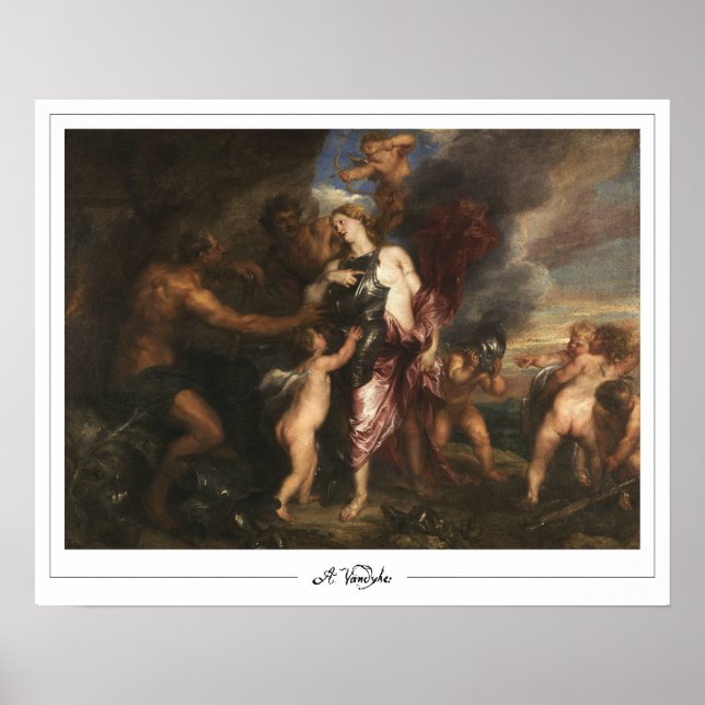Anthony van Dyck Zedign Art Poster nr 615 (Framsidan)