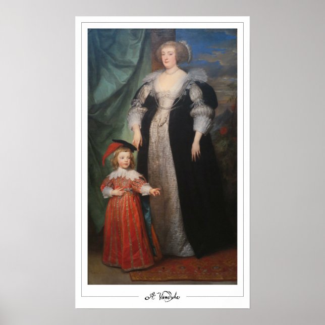 Anthony van Dyck Zedign Art Poster nr 627 (Framsidan)