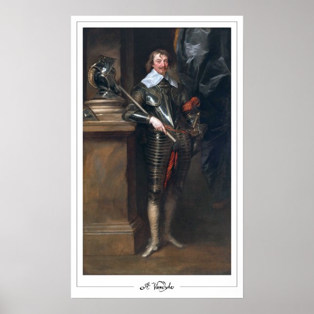 Anthony van Dyck Zedign Art Poster nr 642 (Framsidan)