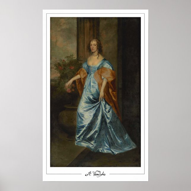 Anthony van Dyck Zedign Art Poster nr 646 (Framsidan)