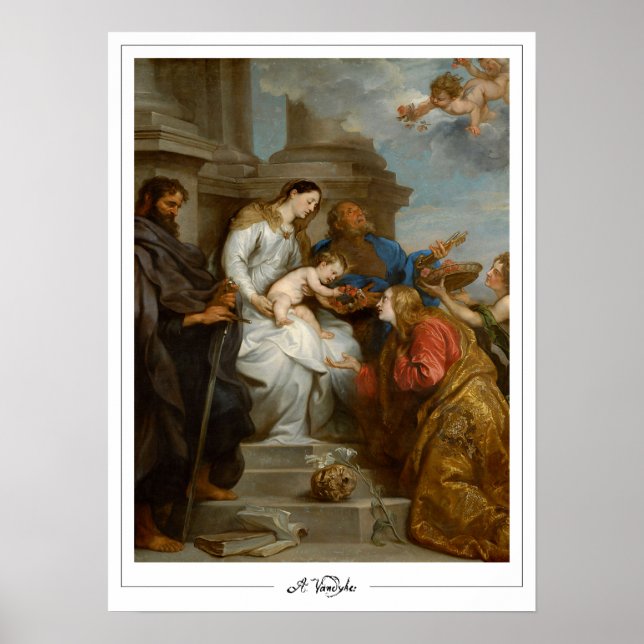Anthony van Dyck Zedign konstaffisch #199 Poster (Framsidan)