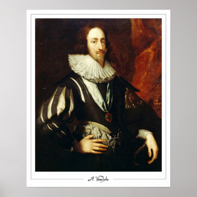Anthony van Dyck Zedign konstaffisch #23 Poster (Framsidan)