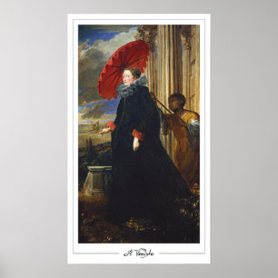 Anthony van Dyck Zedign konstaffisch #308 Poster