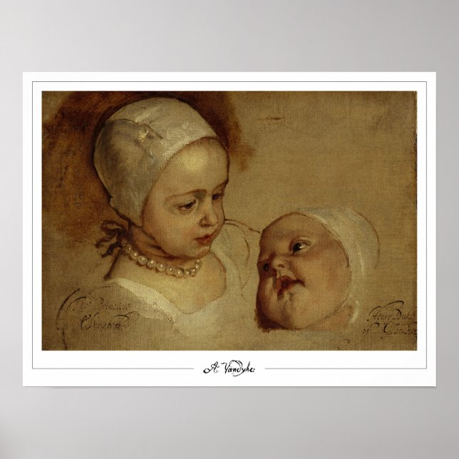 Anthony van Dyck Zedign konstaffisch #36 Poster (Framsidan)