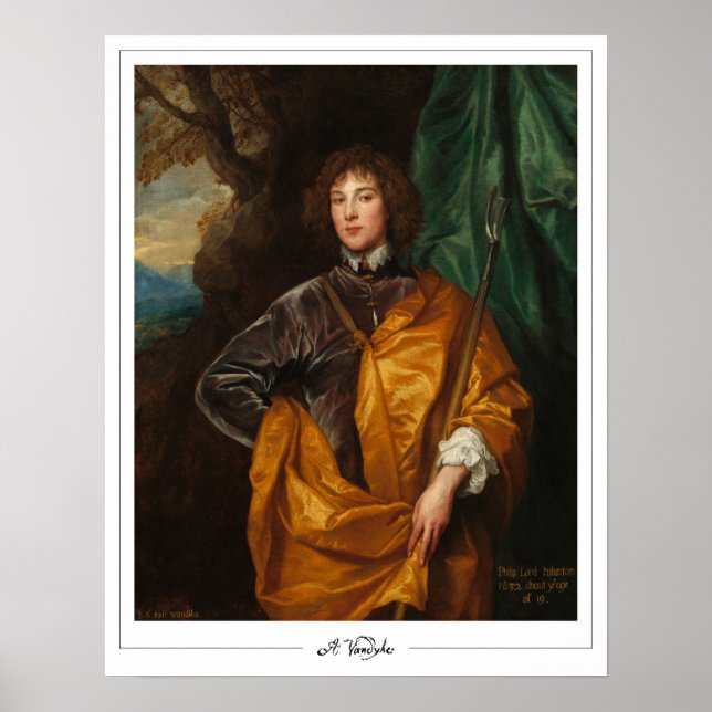Anthony van Dyck Zedign konstaffisch #433 Poster (Framsidan)