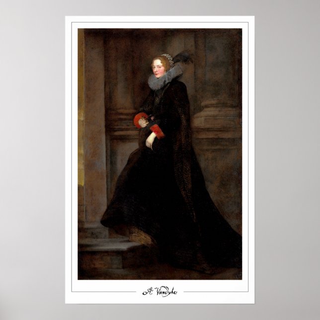 Anthony van Dyck Zedign konstaffisch #44 Poster (Framsidan)