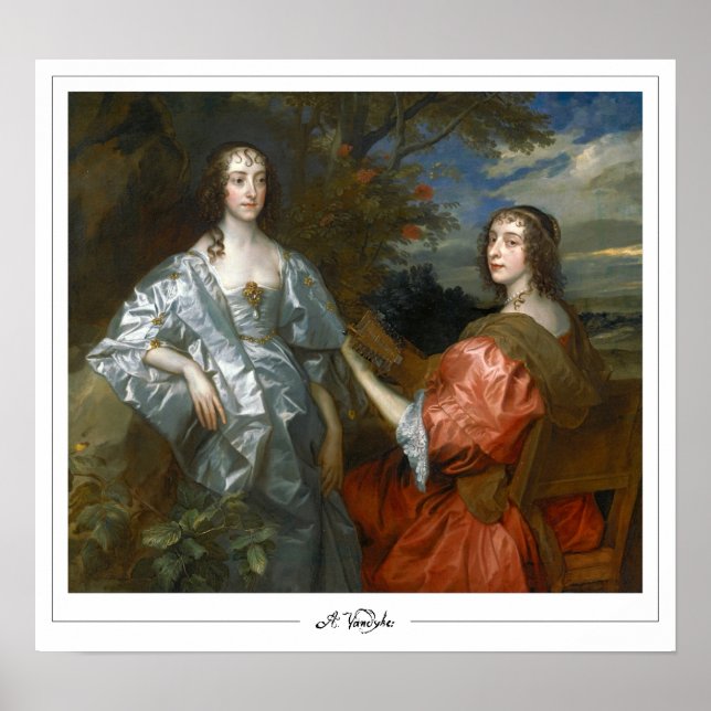 Anthony van Dyck Zedign konstaffisch #51 Poster (Framsidan)