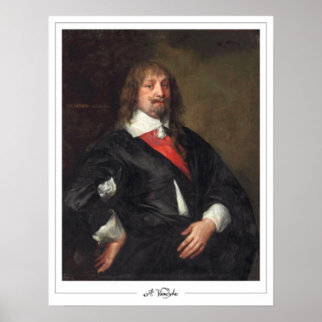 Anthony van Dyck Zedign konstaffisch #581 Poster (Framsidan)