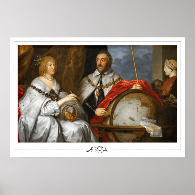Anthony van Dyck Zedign konstaffisch #583 Poster (Framsidan)