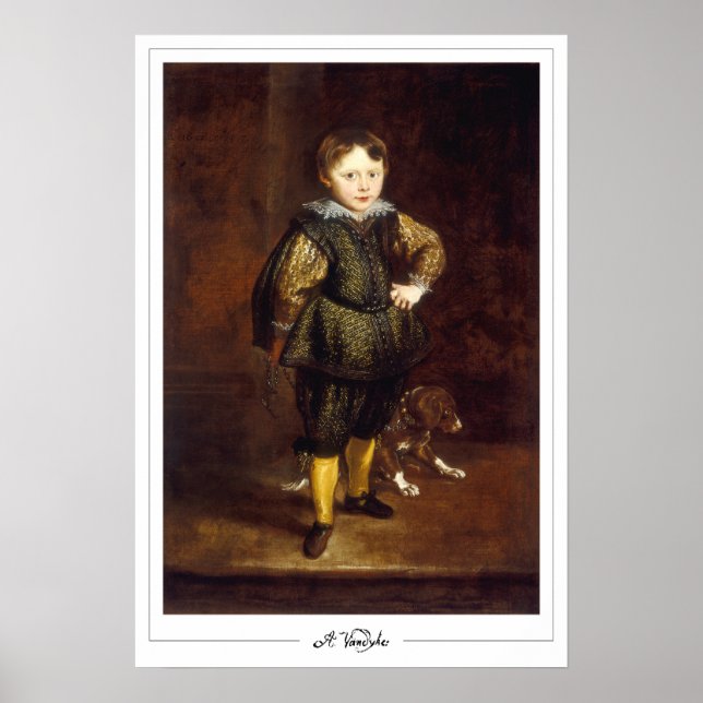 Anthony van Dyck Zedign konstaffisch #676 Poster (Framsidan)