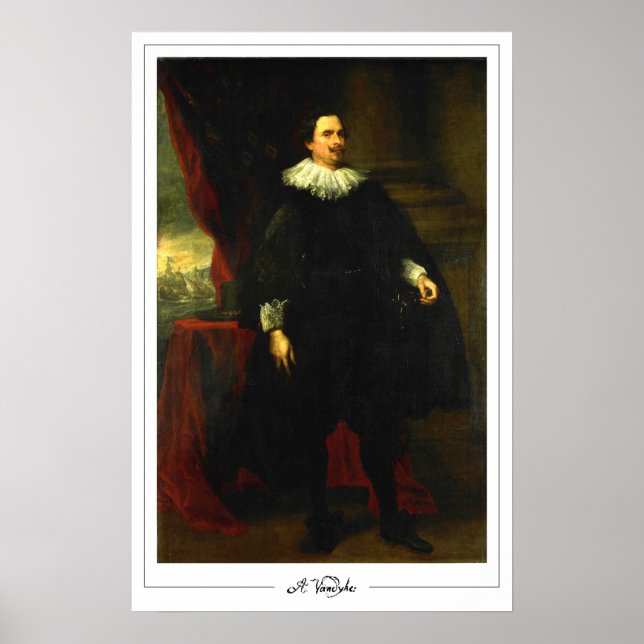 Anthony van Dyck Zedign konstaffisch #78 Poster (Framsidan)