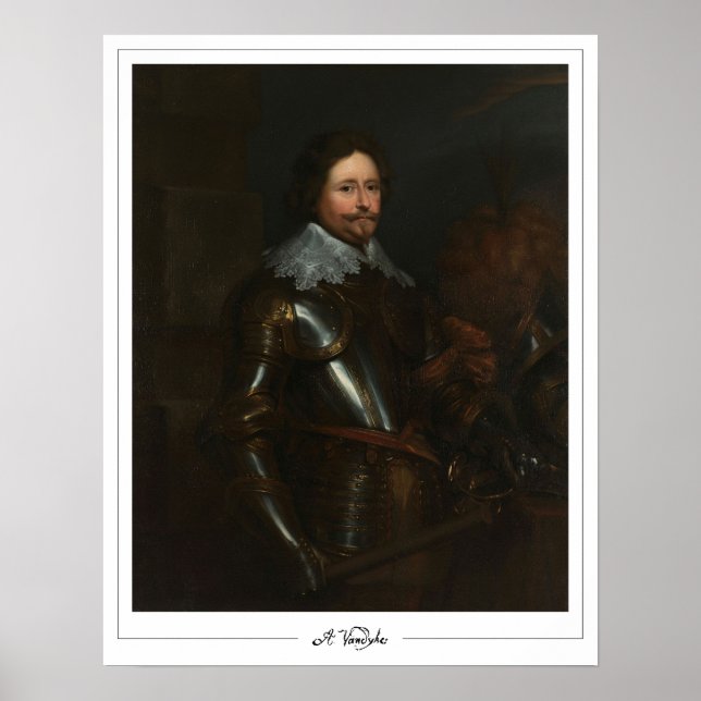 Anthony van Dyck Zedign konstaffisch #798 Poster (Framsidan)