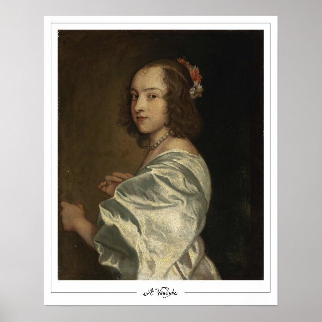 Anthony van Dyck Zedign konstaffisch #834 Poster (Framsidan)