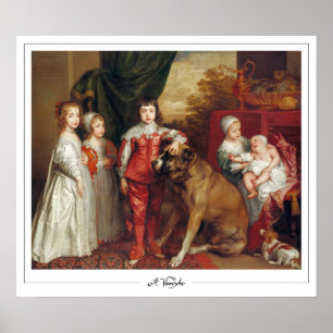 Anthony van Dyck Zedign konstaffisch #9 Poster