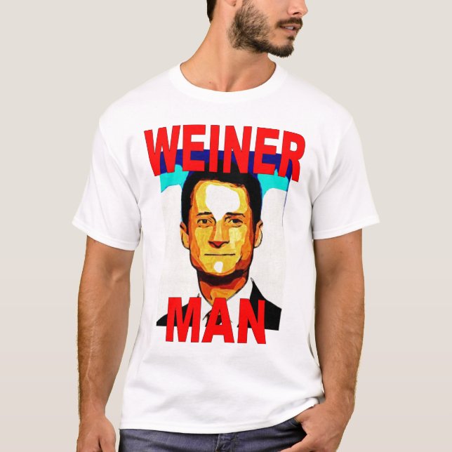 Anthony Weiner manT-tröja T-shirt (Framsida)