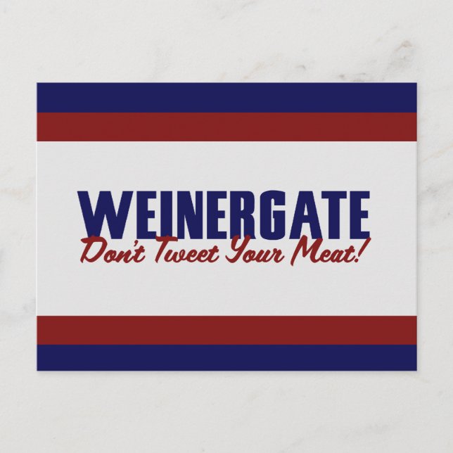 Anthony Weiner Vykort (Framsida)