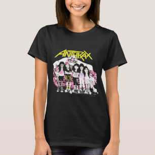 Anthrax Band Grupp Klassisk Thrash Metal Konst Des T Shirt