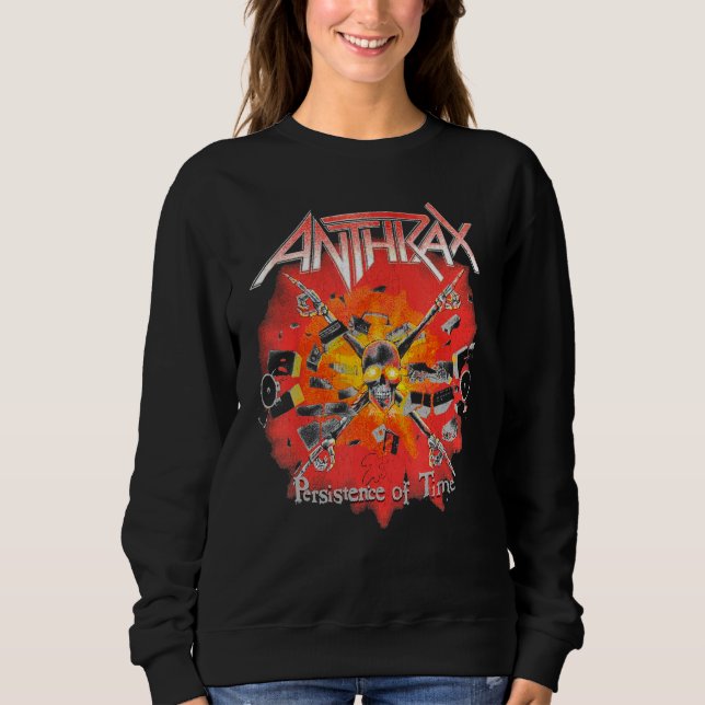 Anthrax u2013 Persistence Crossbones T Shirt (Framsida)