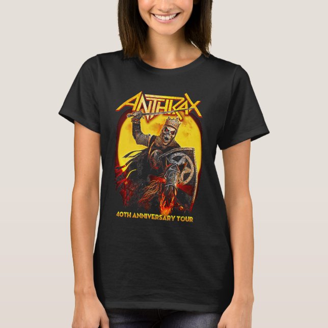 Anthrax u2013 We Ride With Death T Shirt (Framsida)