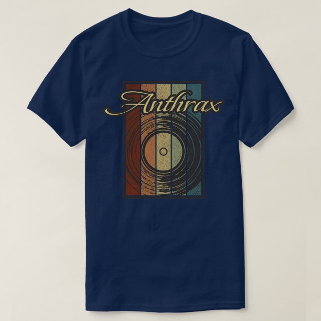 Anthrax Vynil Silhouette T Shirt (Design framsida)