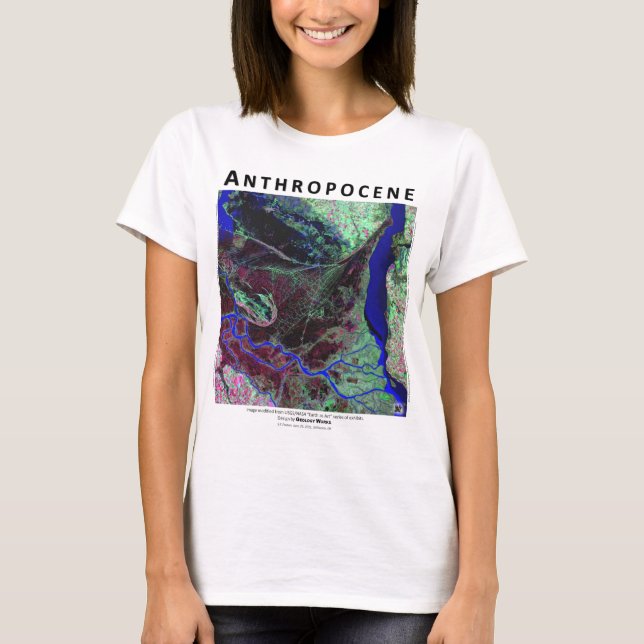 Anthropocene V_A - Parana River delta, Argentina T-shirt (Framsida)