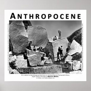 Anthropocene VI - Granitvillebråd, Salt Lake Poster