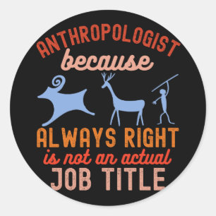 Anthropology Forensisk, Antropolog Runt Klistermärke