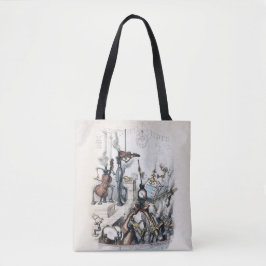 Anthropomorphic musikbandtoto för J J Grandvilles Tygkasse