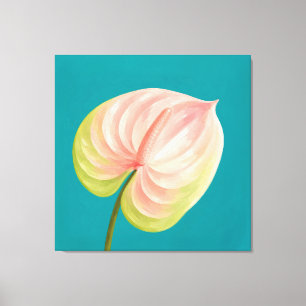 anthurium-målning canvastryck