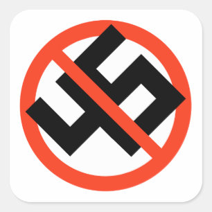ANTI 45 FYRKANTIGT KLISTERMÄRKE