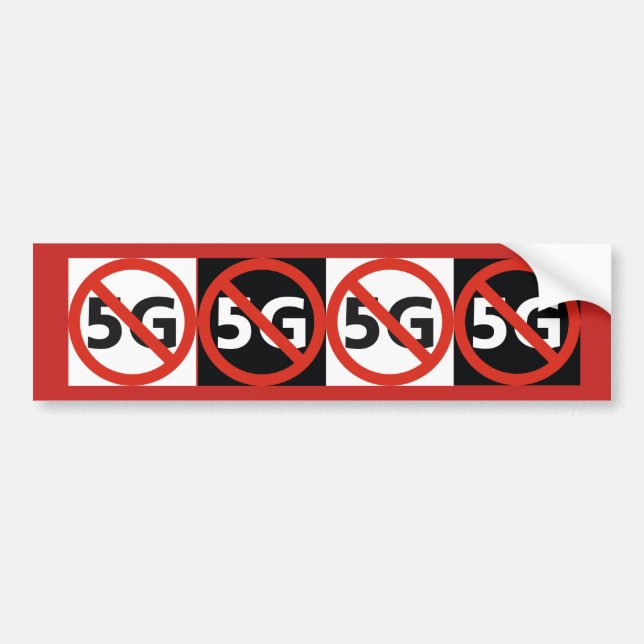 Anti-5G-stötfångare Bildekal (Framsidan)