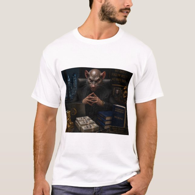 Anti AA Självgjord Rått Basic T-Shirt (Framsida)