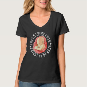 Anti-Abortion Pro Life Choice Stoppa ofödda liv Co T Shirt