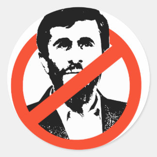 Anti-Ahmadinejad Runt Klistermärke