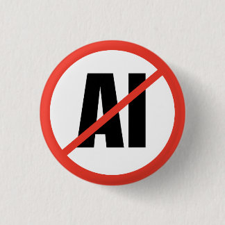 Anti-AI Knapp