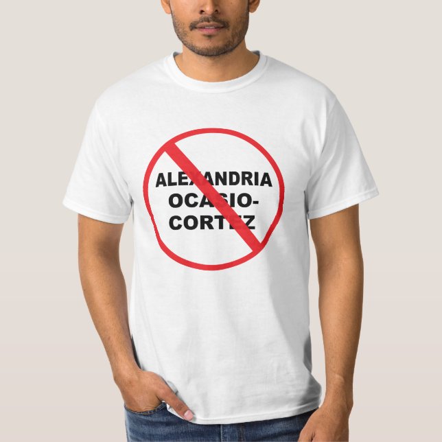 Anti Alexandria Ocasio-Cortez T Shirt (Framsida)