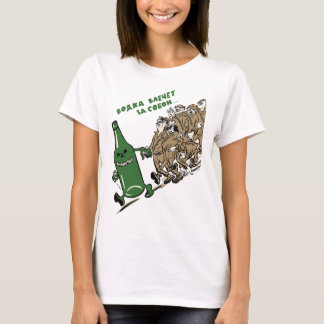 Anti-Alkohol kommunistisk Ryssland affisch Tee Shirt