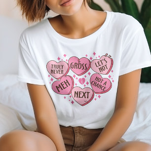 Anti alla hjärtans dag Candy Hearts T-shirt