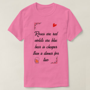 Anti alla hjärtans dag dagbokskort t shirt