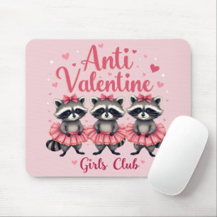 Anti alla hjärtans dag dagen för nuny Raccoon Cute Musmatta